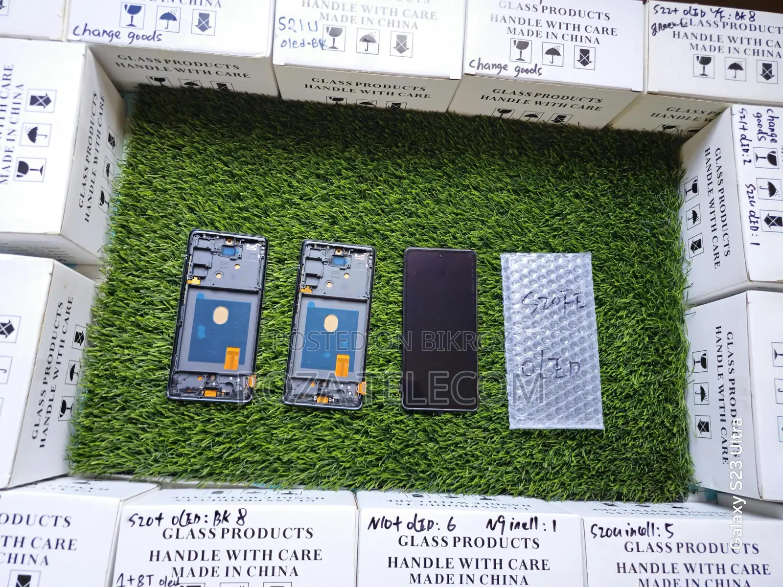 Samsung S20FE finger display