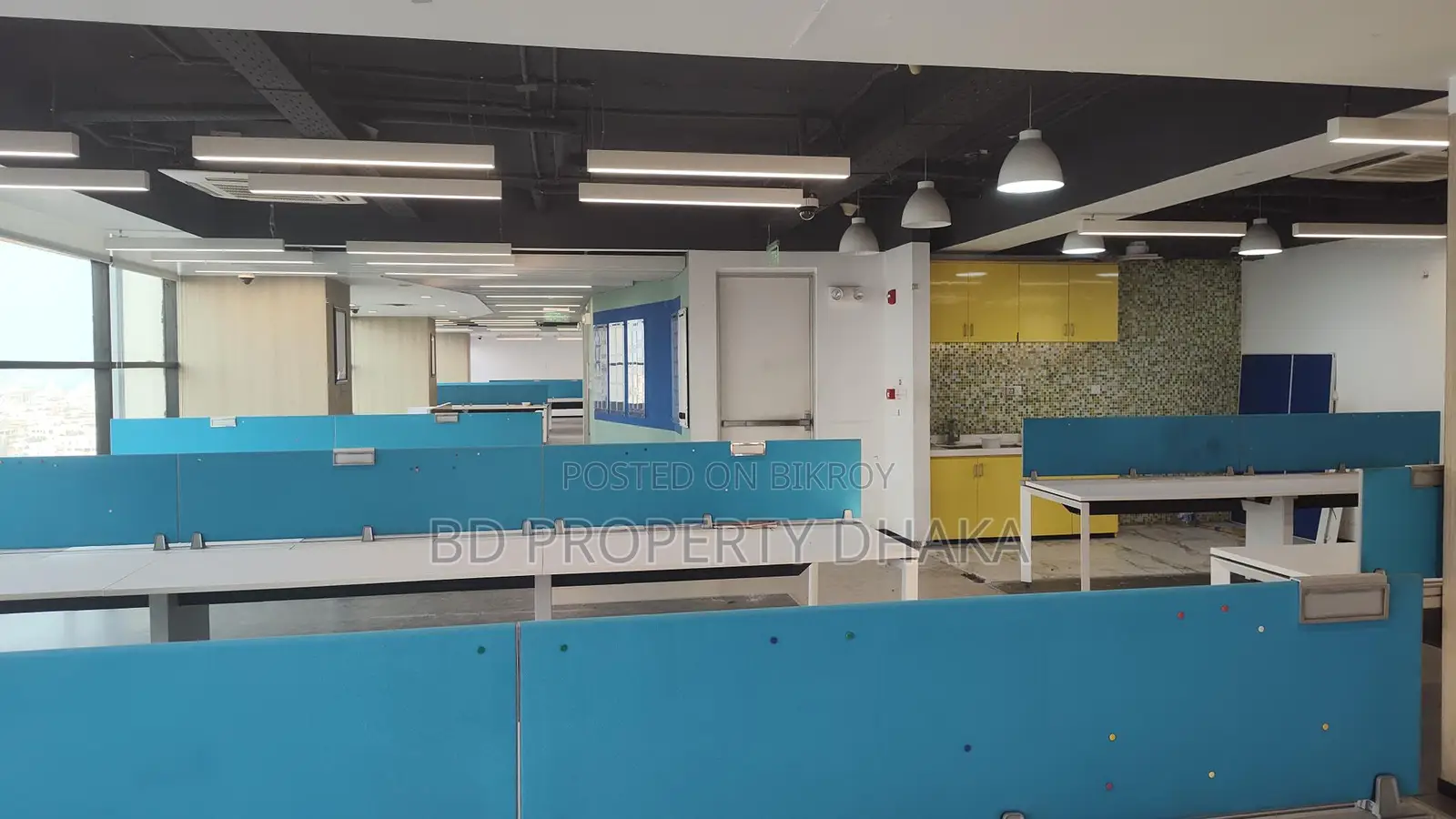 6068 Sqft Open Semi Furnished Commercial Space Rent in Gulshan Avenue