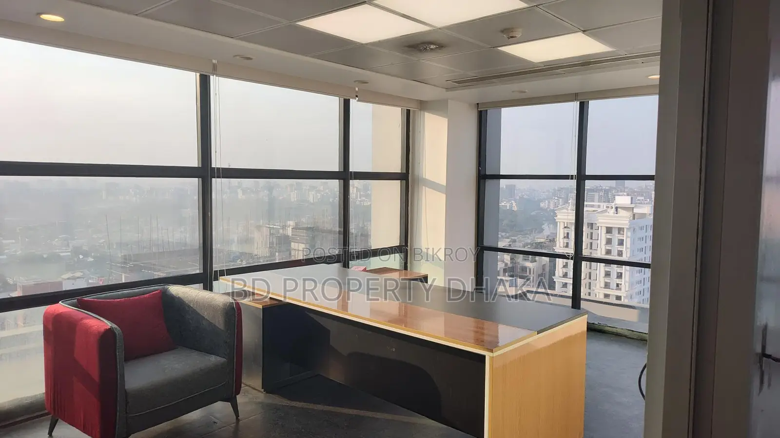 6068 Sqft Open Semi Furnished Commercial Space Rent in Gulshan Avenue