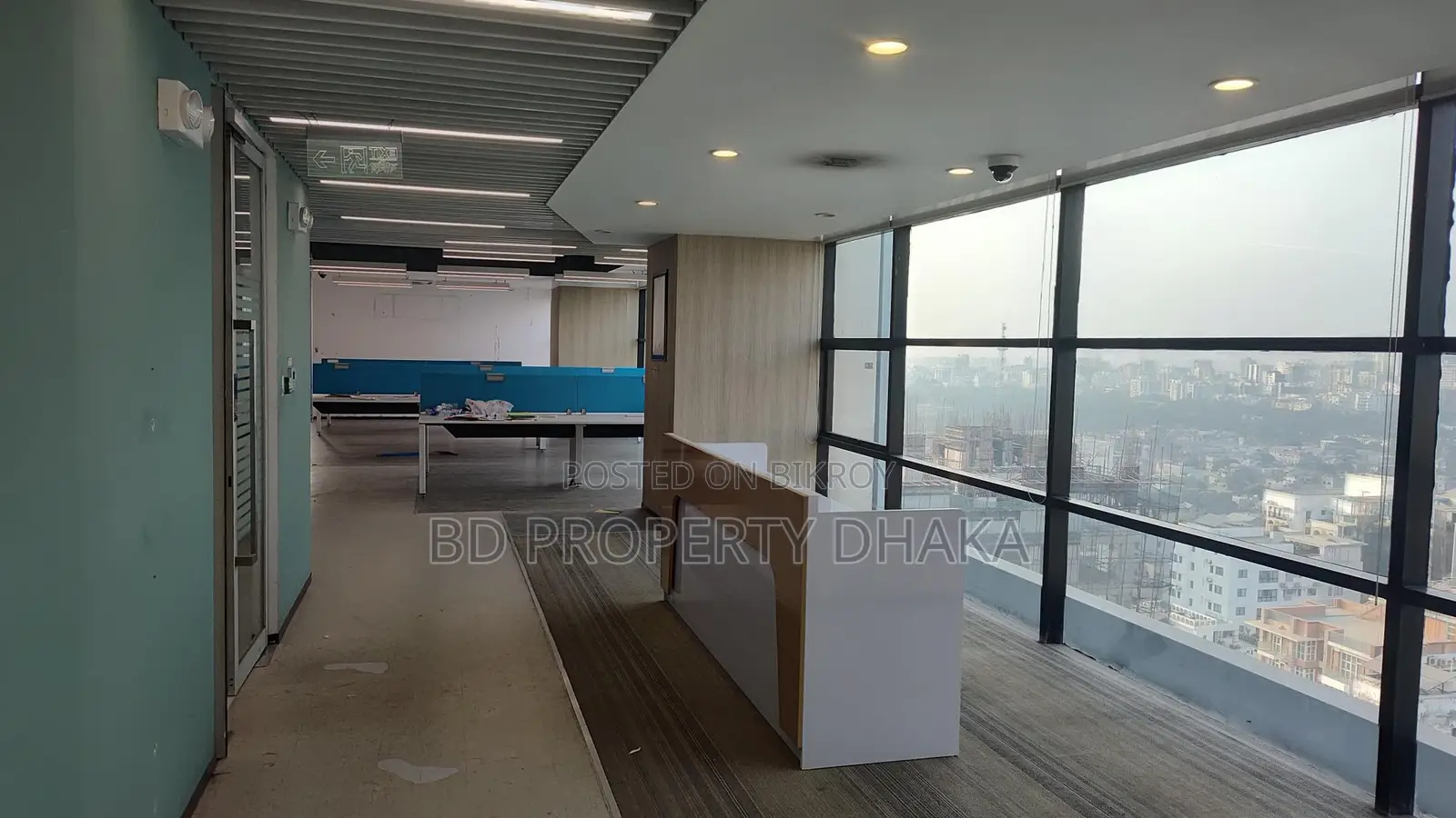 6068 Sqft Open Semi Furnished Commercial Space Rent in Gulshan Avenue