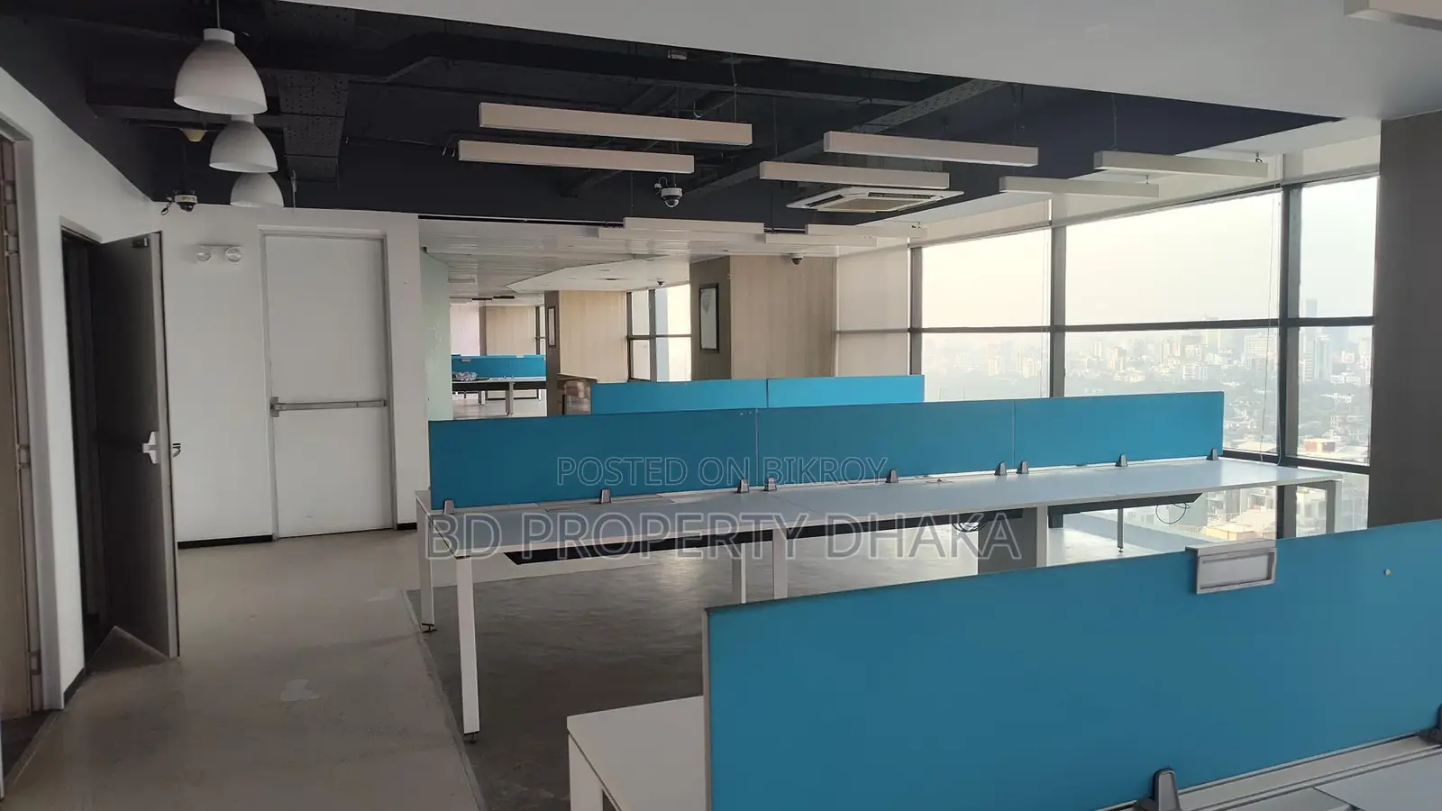 6068 Sqft Open Semi Furnished Commercial Space Rent in Gulshan Avenue
