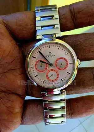 TITAN Ladies Watch 100% Genuine France Chrono Machine