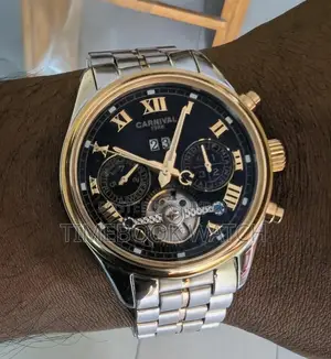 CARVINAL Tourbillion Automatic Watch 100% Genuine Machine