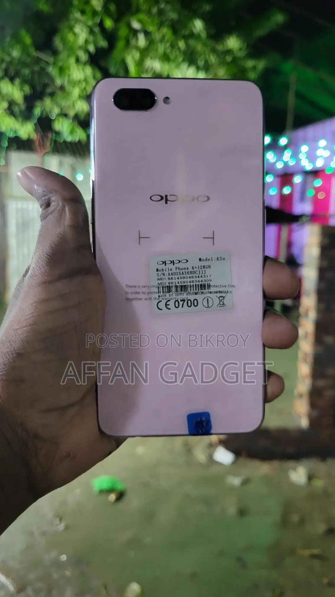 OPPO A3s 6/128 (Used)