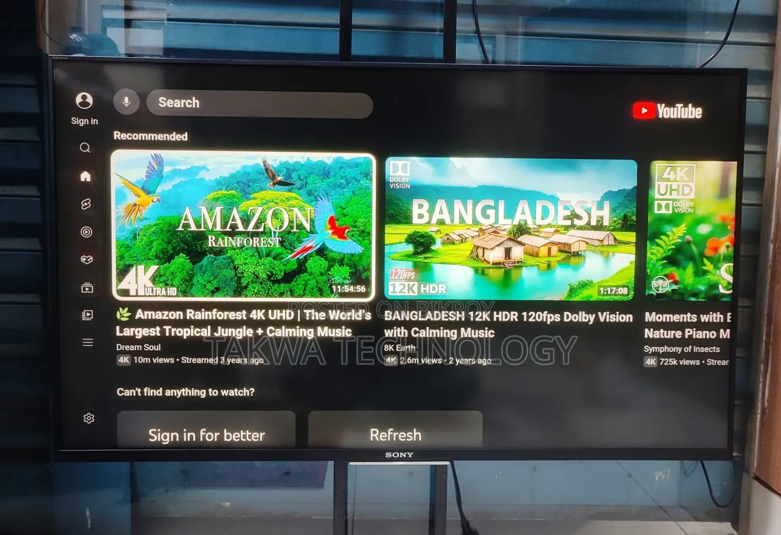 Sony Bravia-43"Inch Smart TV Original