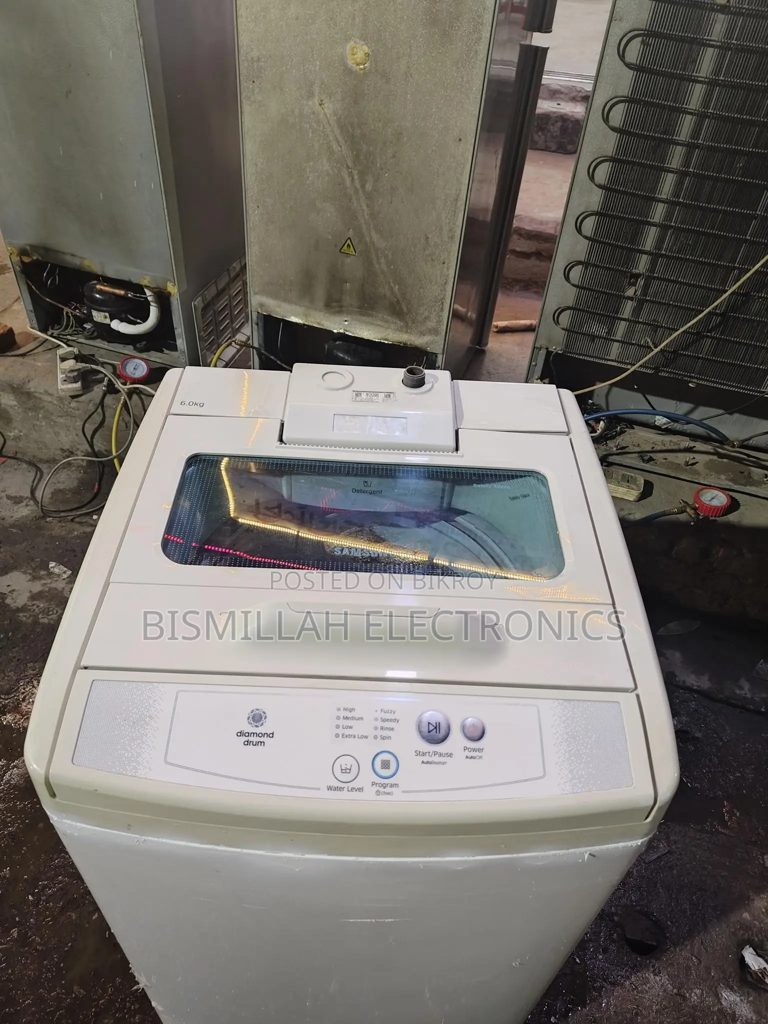 Samsung 7 kg washing machine 85% dry full automatic