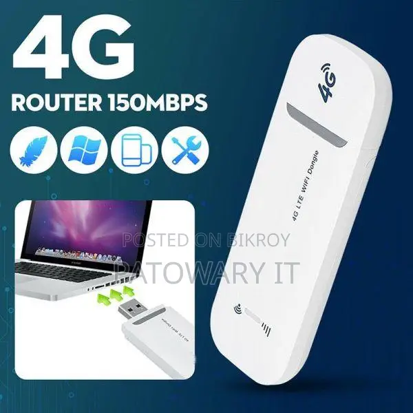 4G all SIM Supported WiFi USB Modem Router dongle and Network.