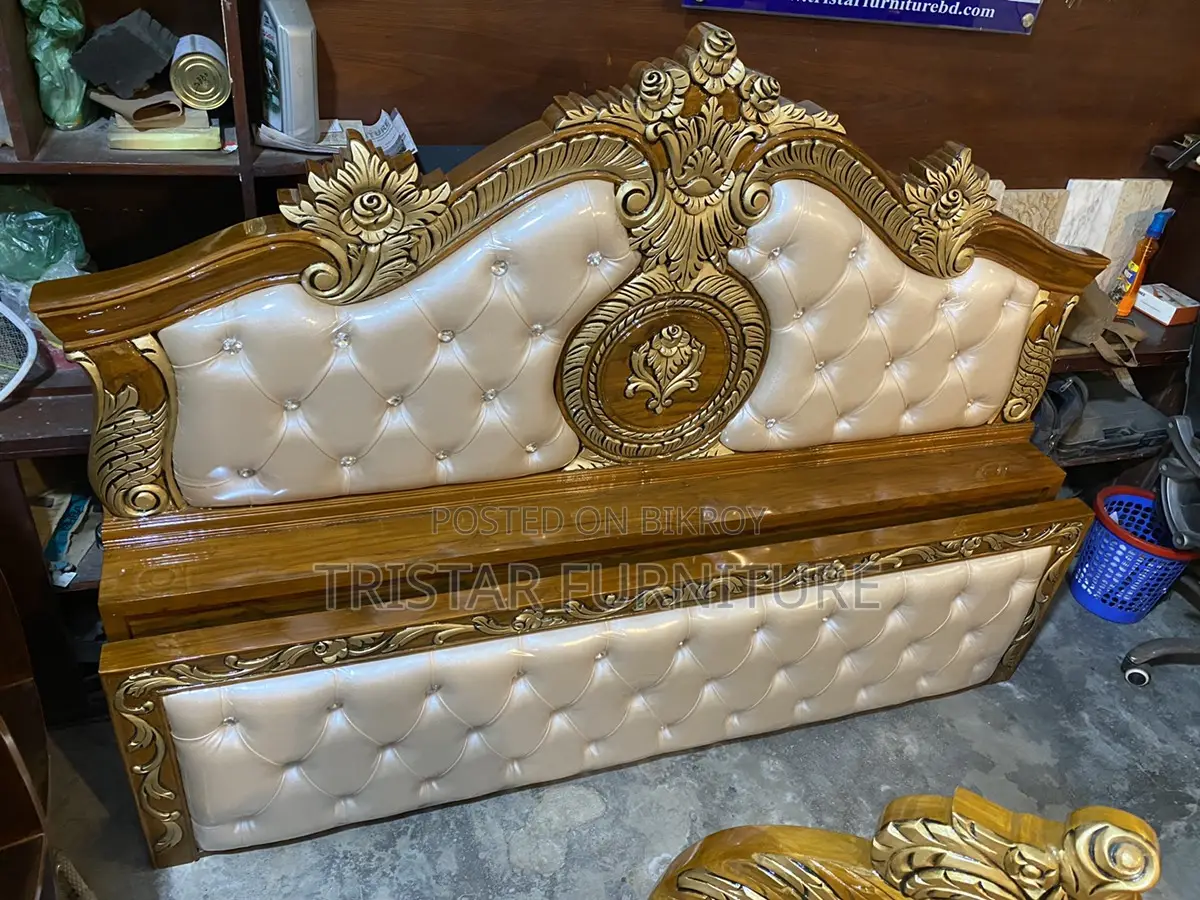 Teak Wood King Bed