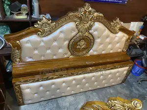 Teak Wood King Bed