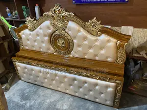Teak Wood King Bed