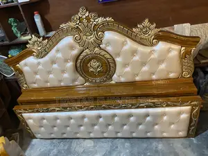 Teak Wood King Bed