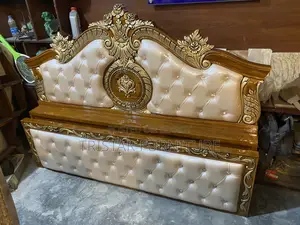 Teak Wood King Bed