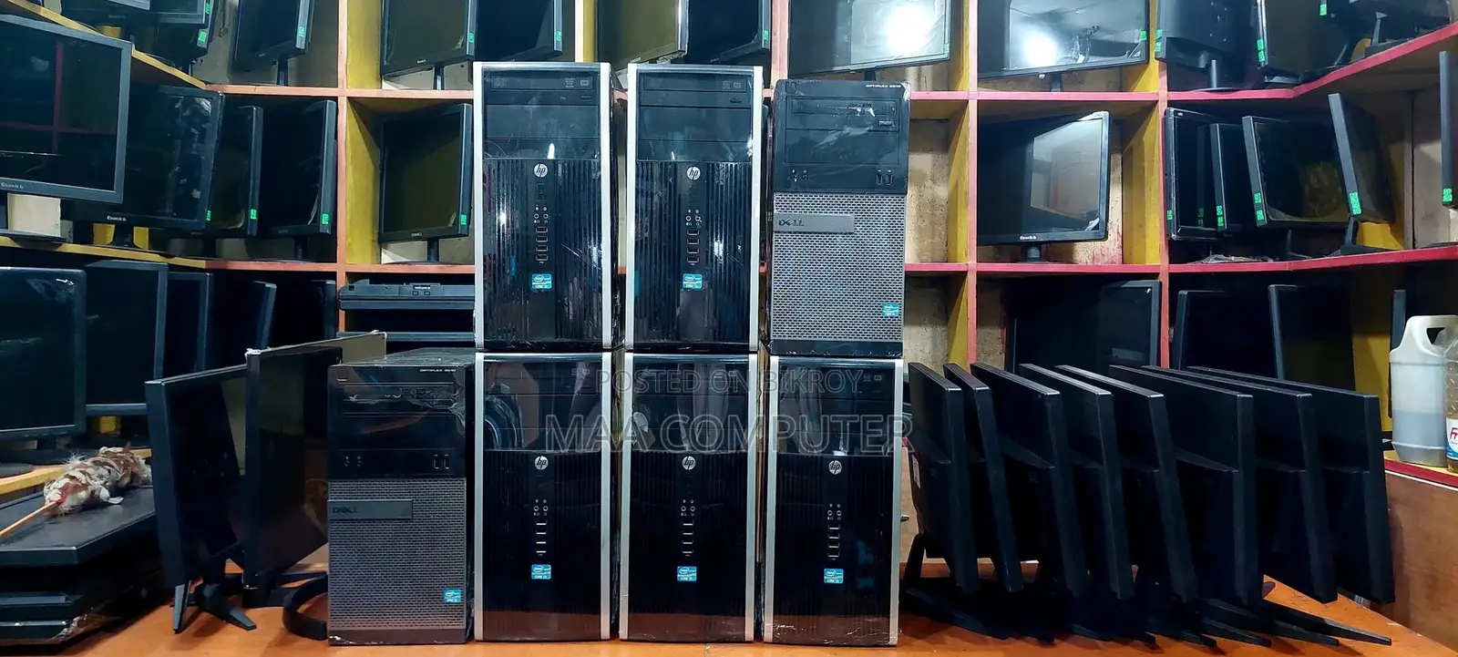 (HP PC){i3 3rd Gen}8GB 500GB Or 128GB SSD[Imported from Dubai]