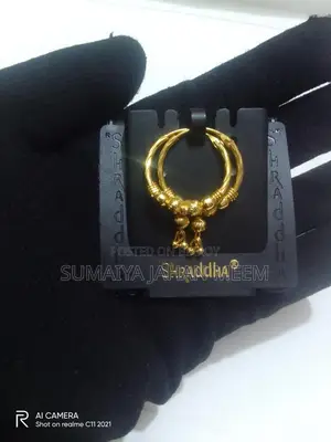 Golden Ring Earrings.