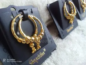 Golden Ring Earrings.