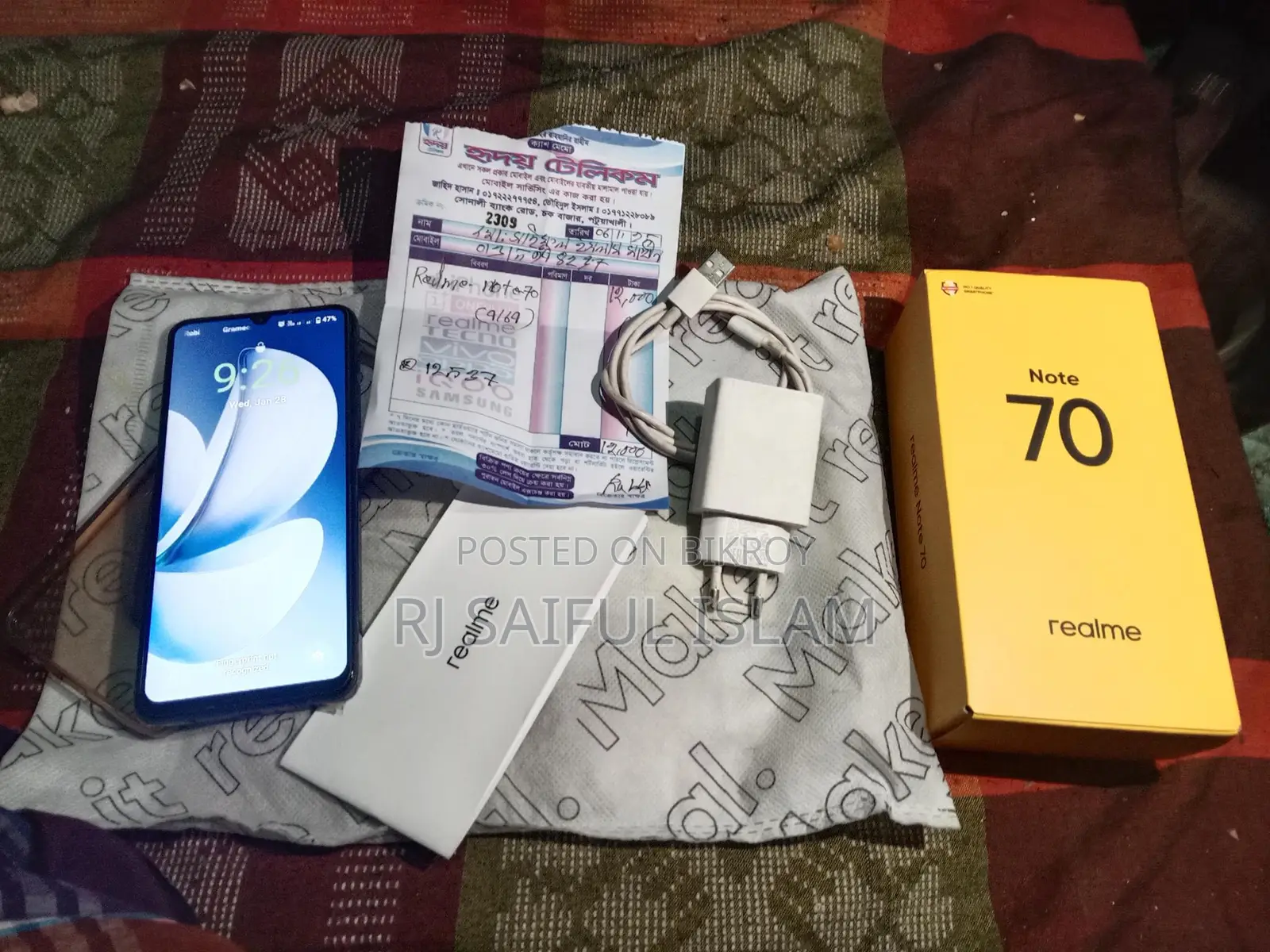 Realme Note 70 . (Used)
