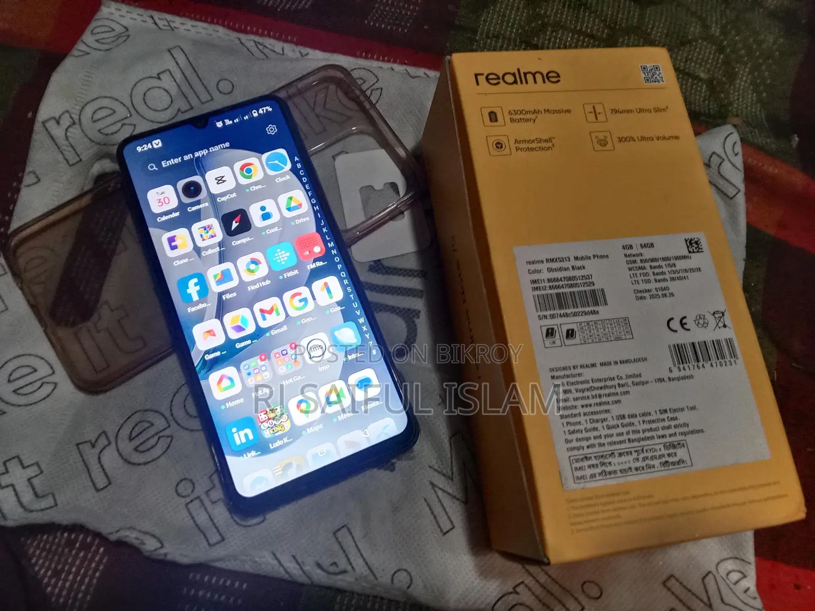 Realme Note 70 . (Used)