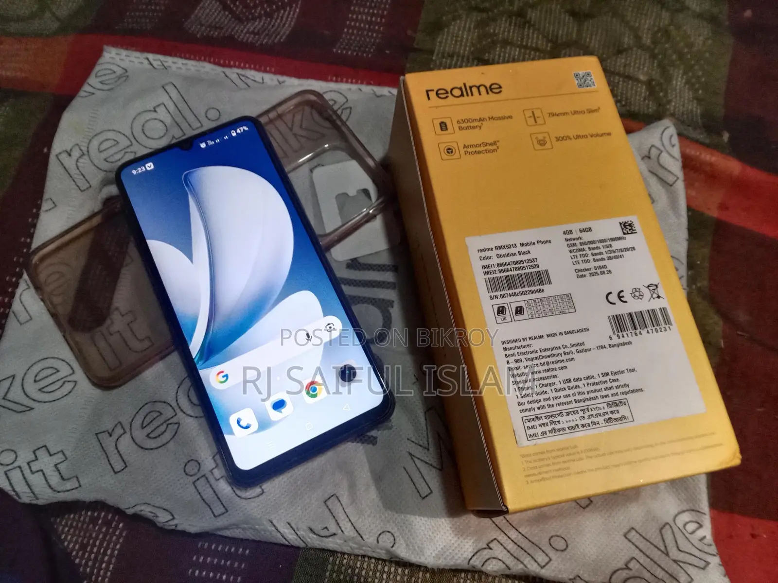 Realme Note 70 . (Used)