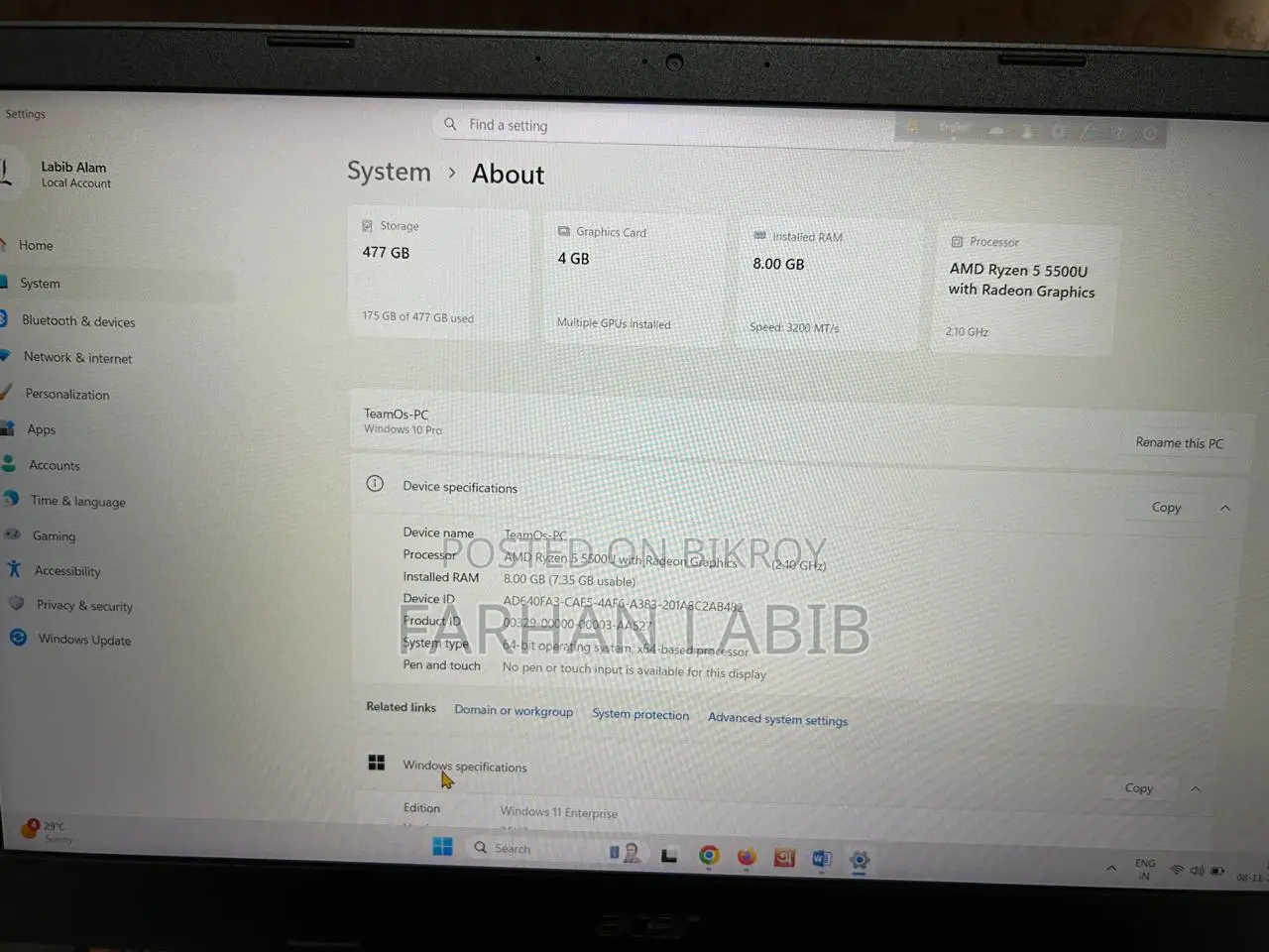 Acer Aspire 7
