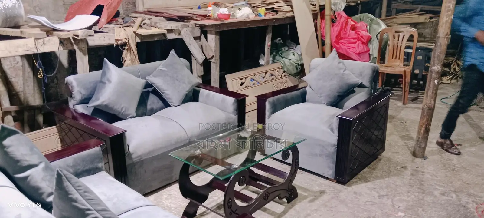 Marble box Sofa set 2/2/1