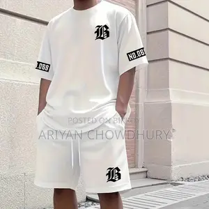 T-shirt Casual Sports Linen Two-piece Set