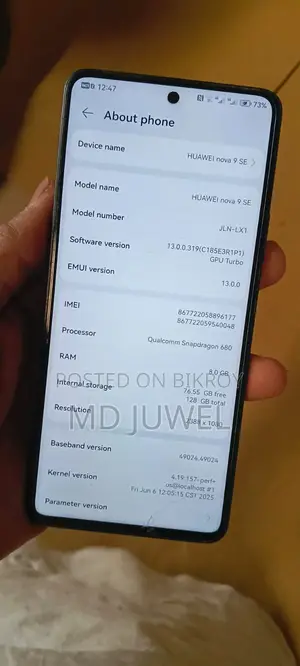 Huawei Nova 9 SE (Used)
