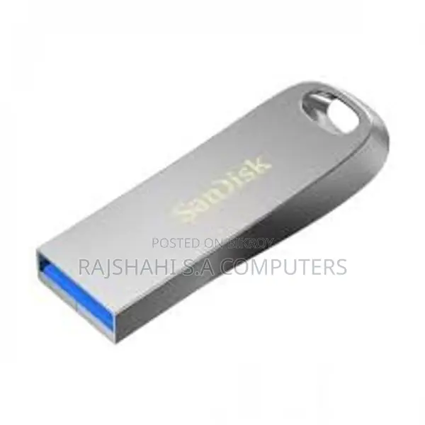 Ramadan Offer: Sandisk 128GB Ultra Luxe USB 3.2 Metal Silver Pen Drive