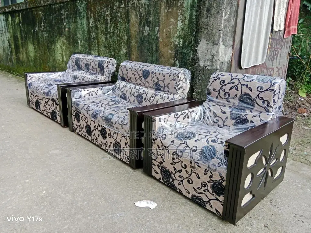 Exclusive Shapla Jali Design Sofa Set With Tea Table