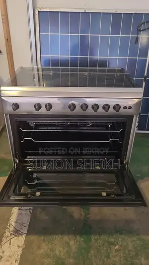 Ariston 5-burner Gas Cooker with Large Oven 90cm – Heavy Duty