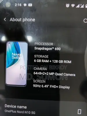 OnePlus Nord N10 5G . (Used)