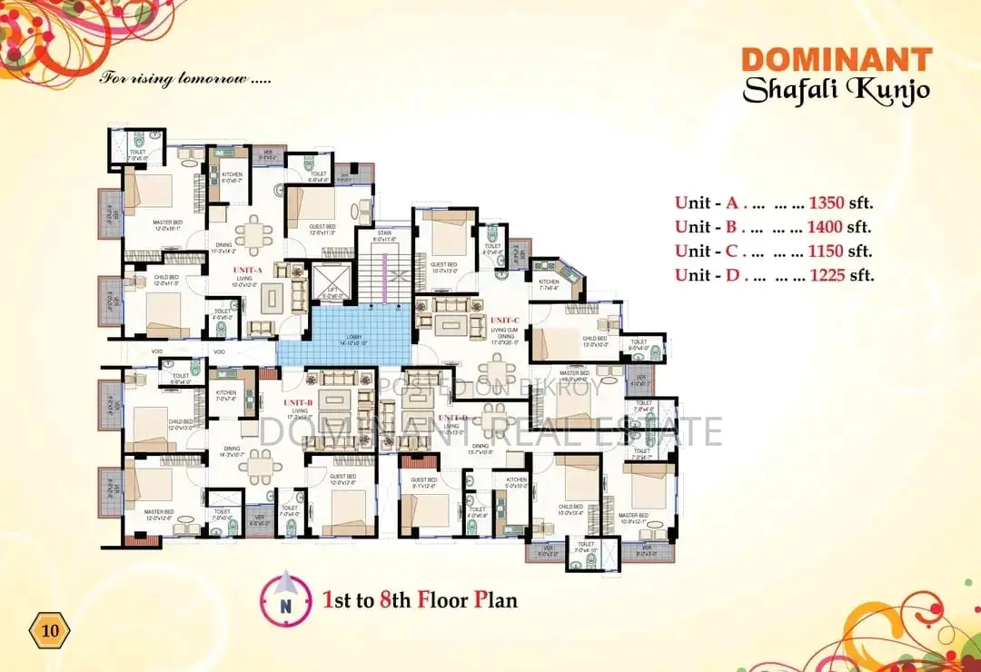 Flat sale in 30 installments with special discount in Ramadan, Talartek, Khilkhet, Purbachal