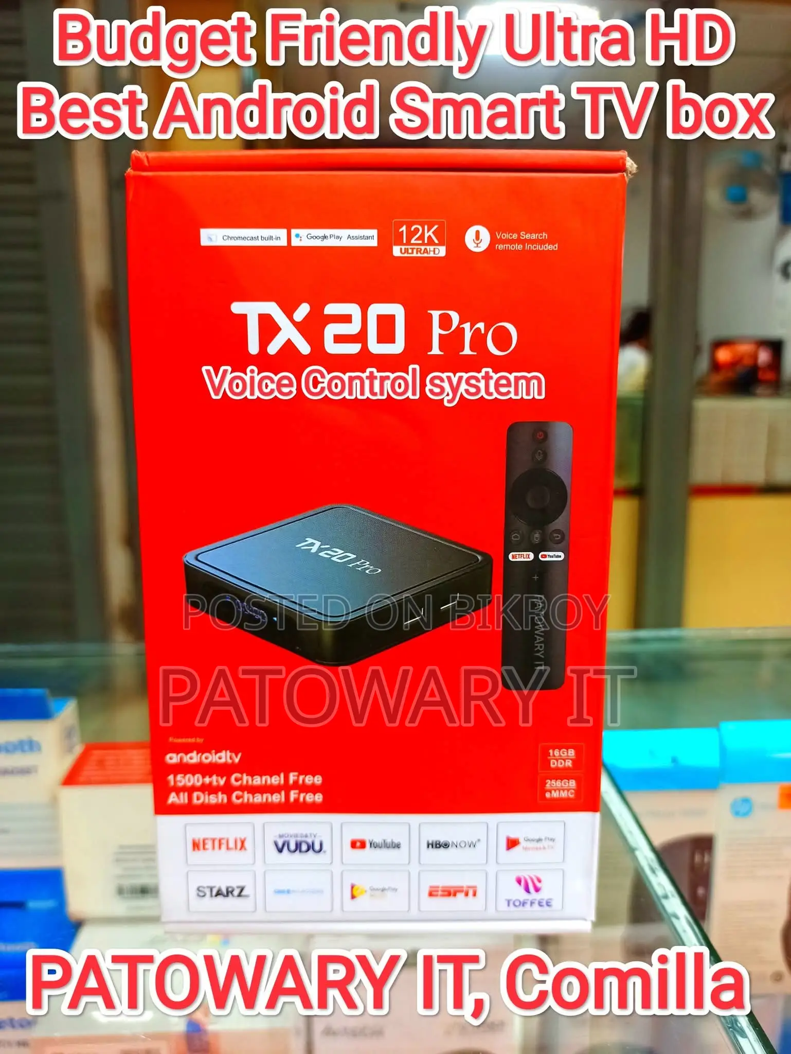 Tx20 Pro 12k Ultra Hd Best Android Smart Tv Box. With Voice Control.