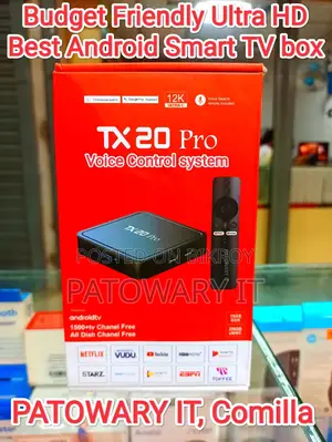 Tx20 Pro 12k Ultra Hd Best Android Smart Tv Box. With Voice Control.