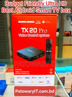 Tx20 Pro 12k Ultra Hd Best Android Smart Tv Box. With Voice Control.