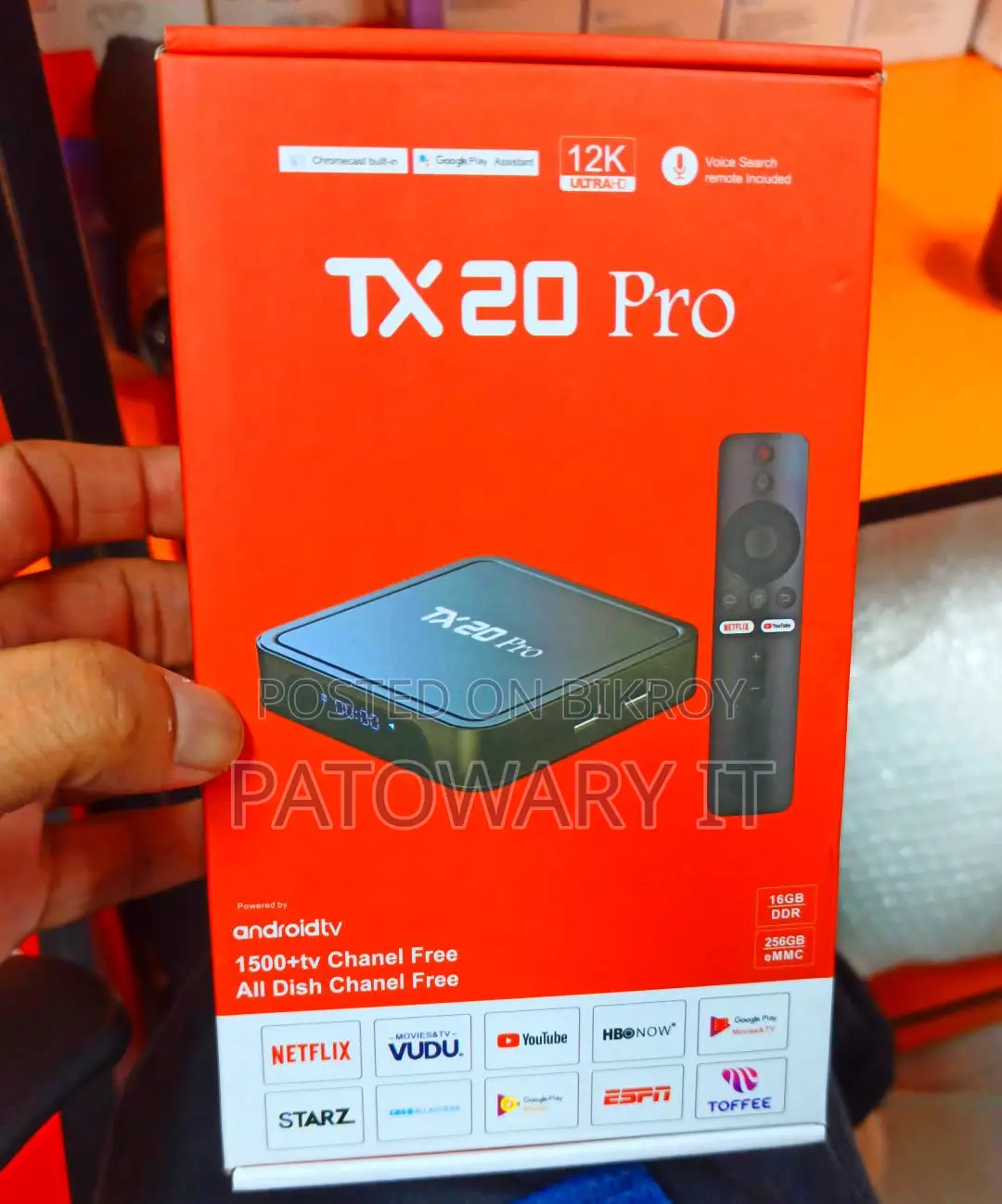 Tx20 Pro 12k Ultra Hd Best Android Smart Tv Box. With Voice Control.