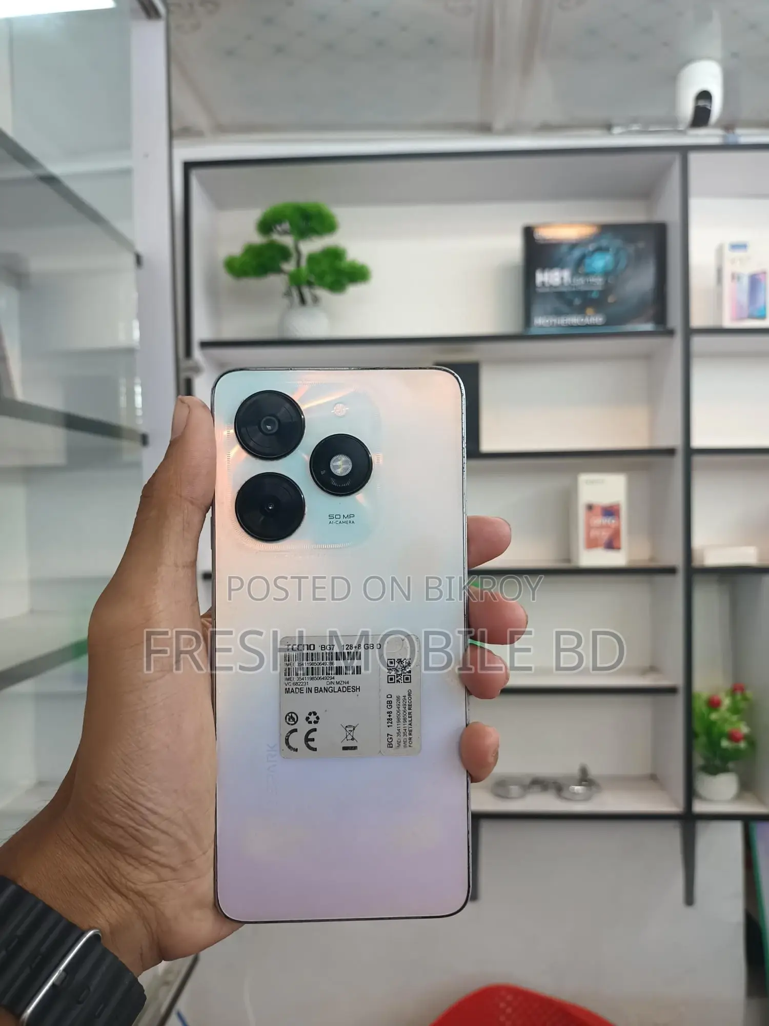 Tecno Spark 20C 8/128 (Used)
