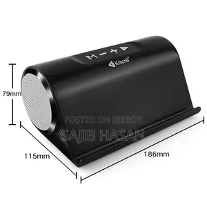 Super Bass Portable Mobile Phone Stand Speaker with Bt/call/fm