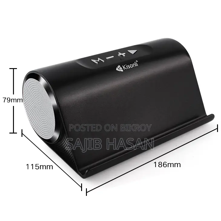 Super Bass Portable Mobile Phone Stand Speaker with Bt/call/fm