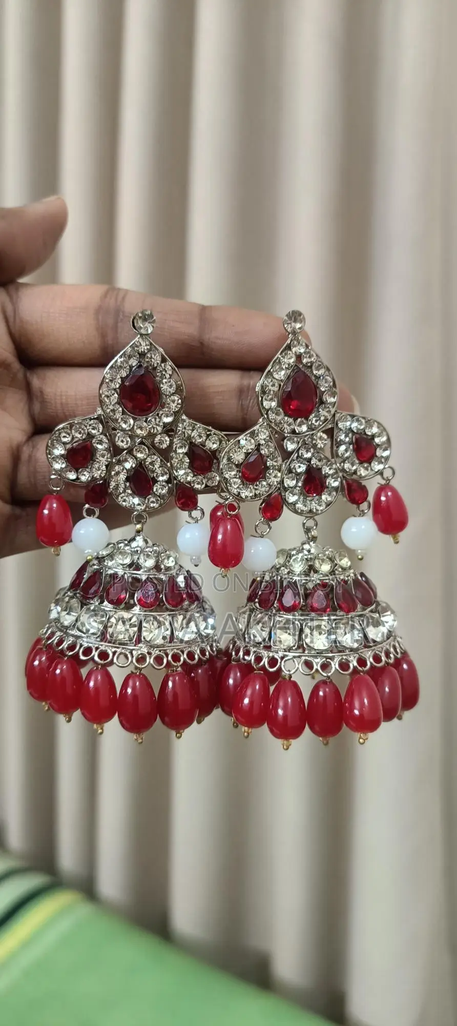 Big Size Stone Earrings