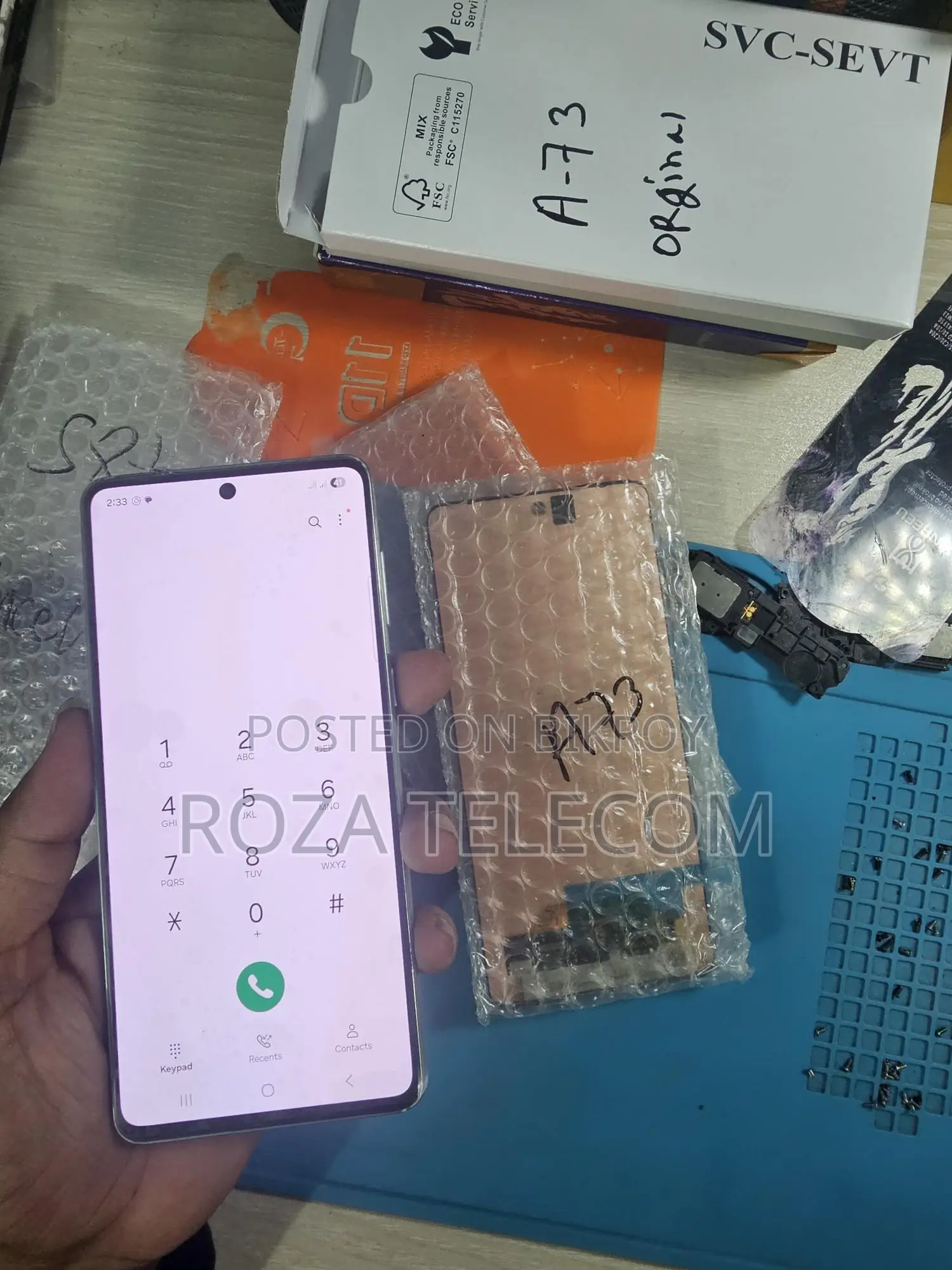 Samsung A73 Original Super AMOLED Display