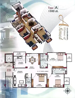 1500 Sqft Ongoing Flat for sale at Modhubag near Hatirjheel.