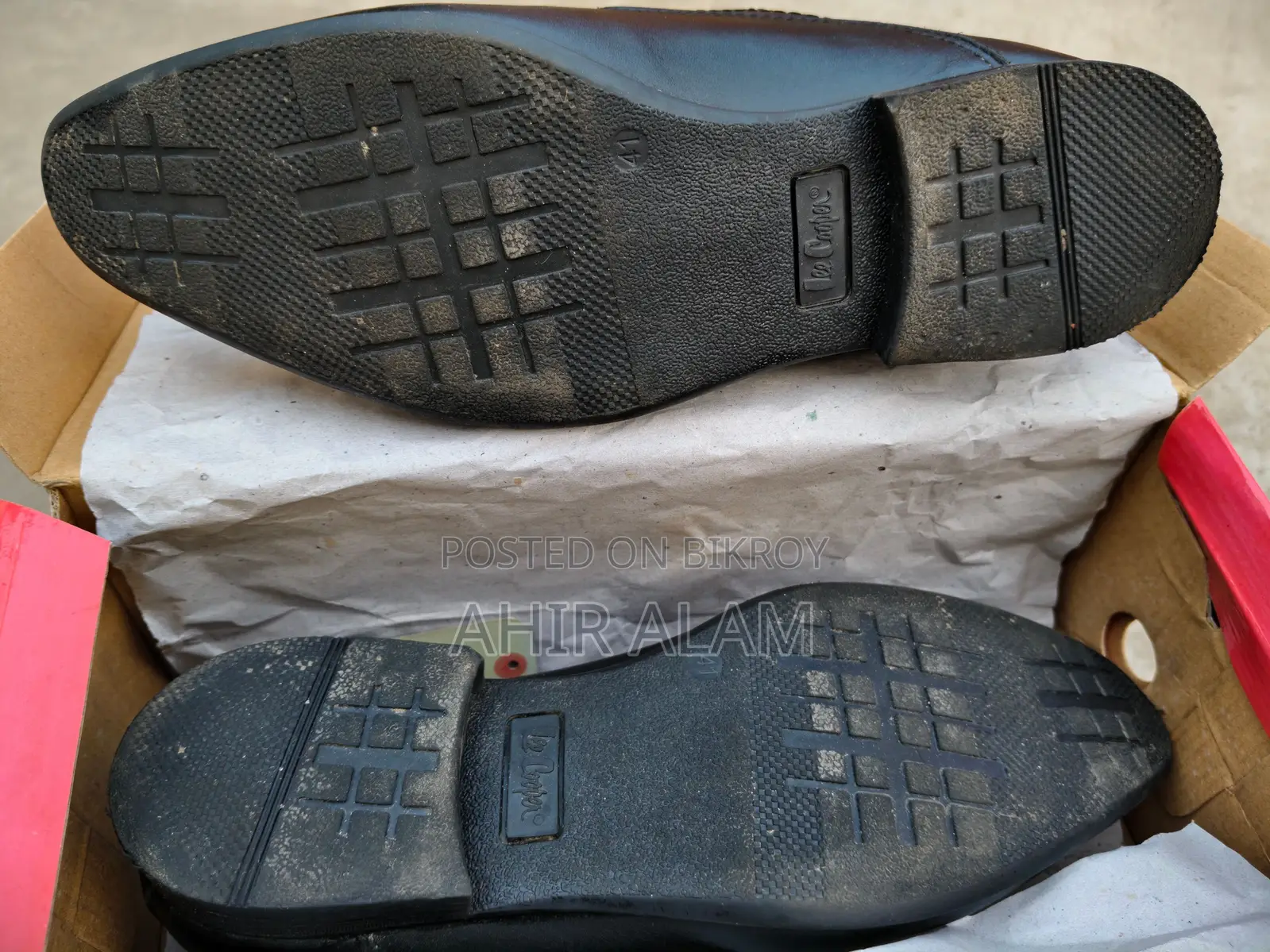 Lotto Lee Cooper Black Formal Shoes 41