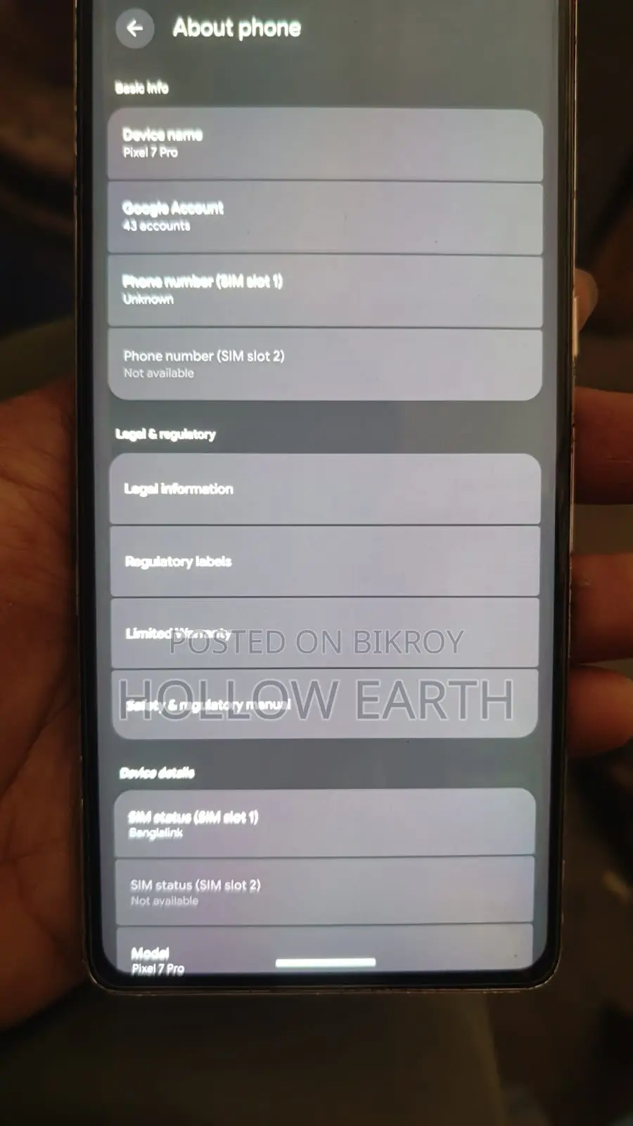 Google Pixel 7 Pro (Used)