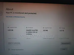 Ram- 4GB, HDD-1 TB Laptop