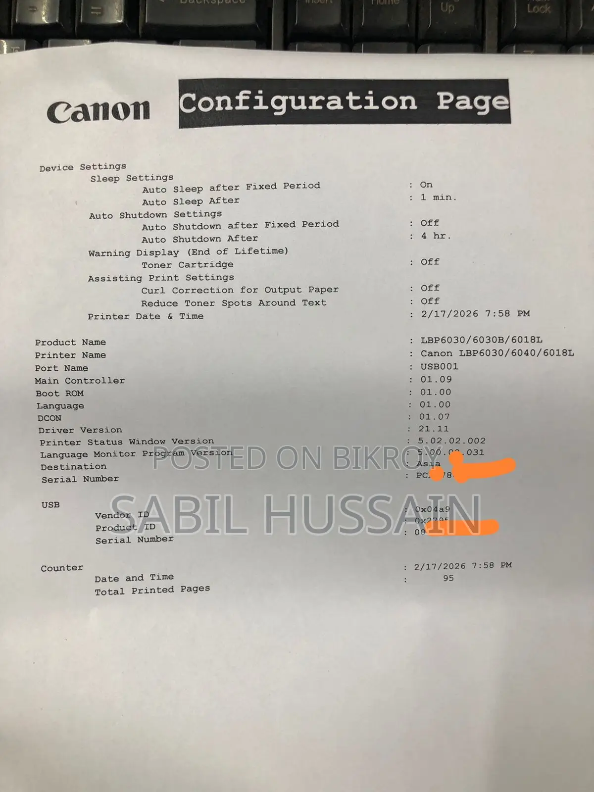 Canon LBP6030
