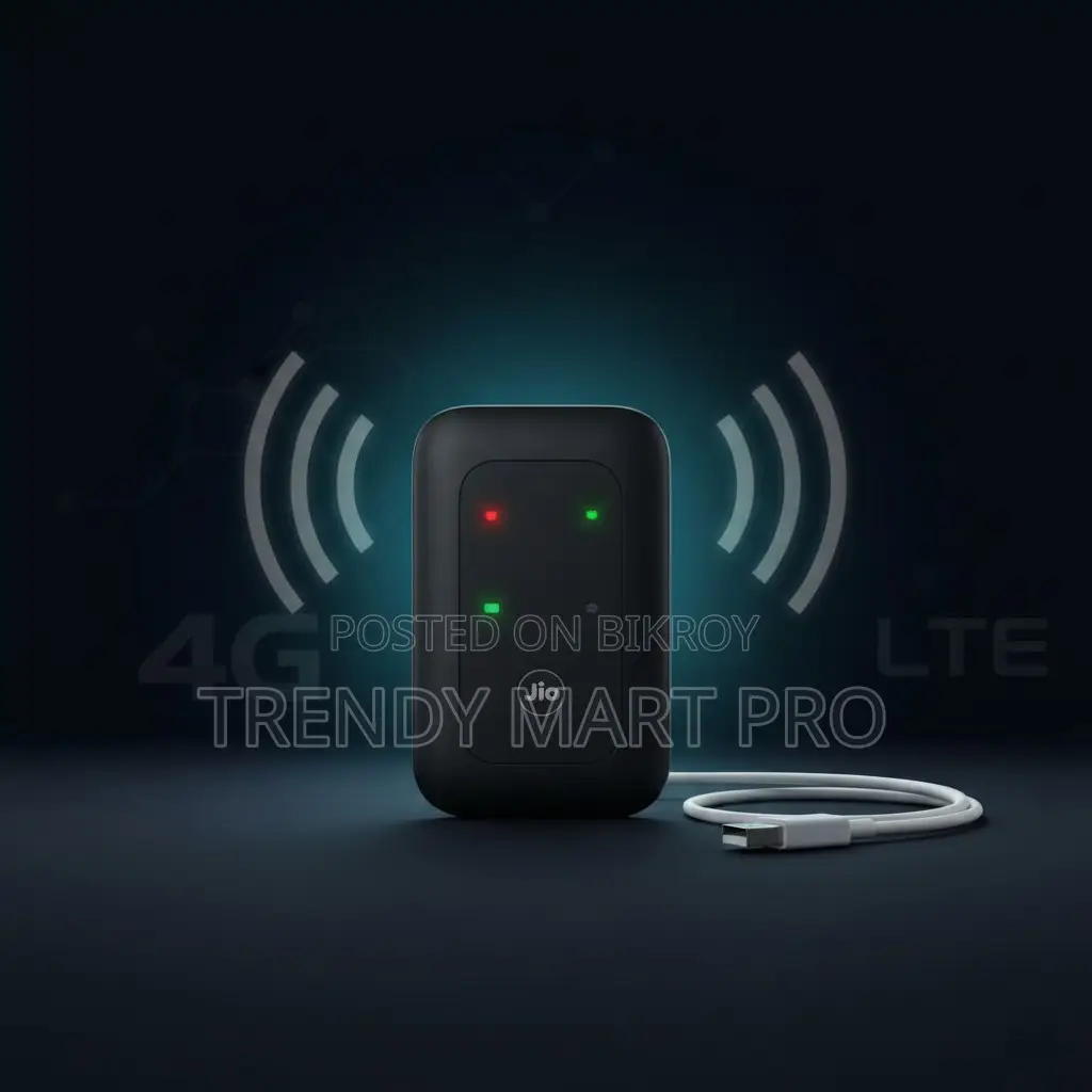 JioFi 4G LTE Pocket Router | All SIM Supported, 10-User Pocket Router