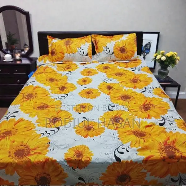 বিছানার চাদর ১০০% সুতি