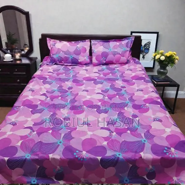 বিছানার চাদর ১০০% সুতি