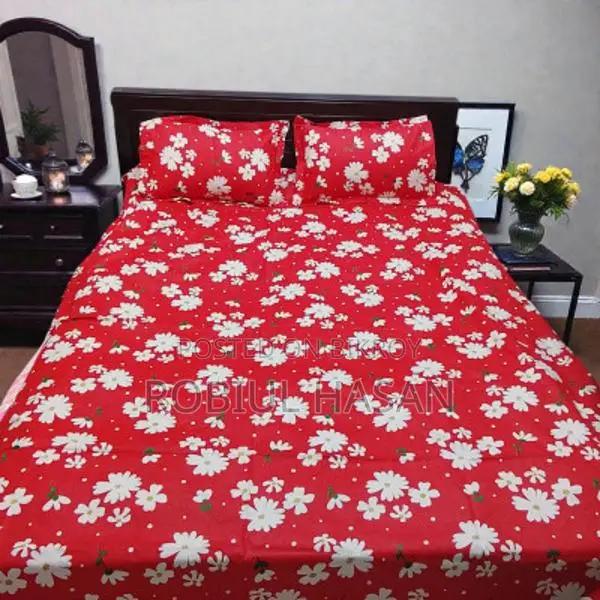 বিছানার চাদর ১০০% সুতি