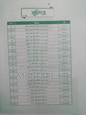 Udvash GST Question Bank